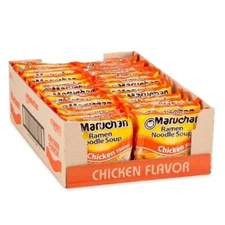 Maruchan Ramen Chicken Instant Ramen Noodles Ready to Eat Meals, 3 Oz, 24 Coun