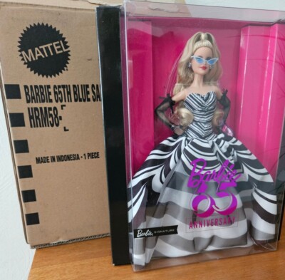 2024 Barbie Signature 65th Anniversary Blue Sapphire Blonde Doll