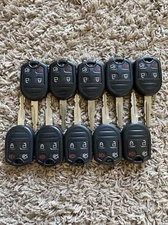 LOT OF 10 FORD 11 - 19 OEM REMOTE HEAD KEY FOB FCC: CWTWB1U793 80 BIT GOOD!