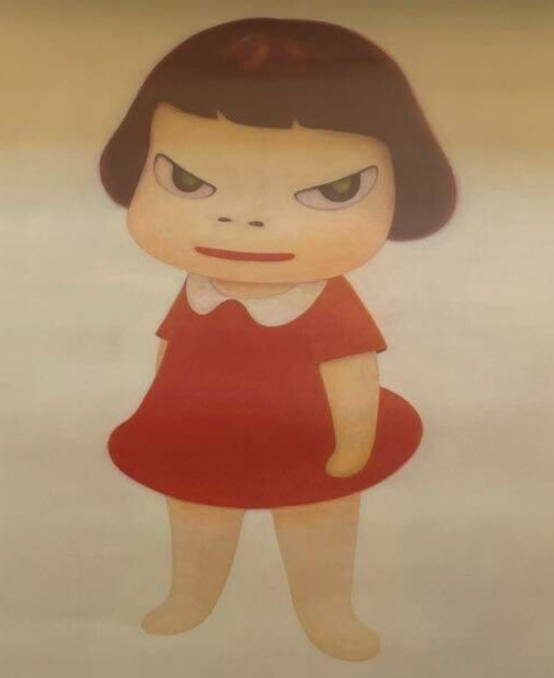 YOSHITOMO NARA POSTER Missing in Action Art Rare Official Modern
