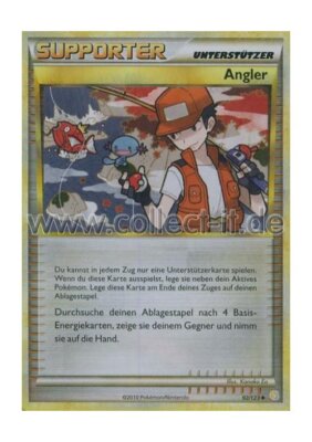 Pokemon Heartgold Soulsilver 92/123 - Angler Deutsch