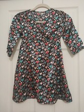 Salty Smiles Couture Girls Dress With Heart. Size 8. Preowned