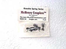 HO KNUCKLE COUPLERS #56 PACKAGE OF 4 MCHENRY COUPLERS  MCH56