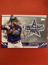 2021 Update 2021 MLB All Star Game Sleeve Patch Relic #ASGP-NCR Nelson Cruz GEM