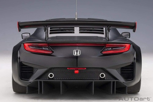 AUTOart Honda NSX GT3 2018 Matte Black 1/18 Scale Die Cast Model Car 81899 - Picture 9 of 12