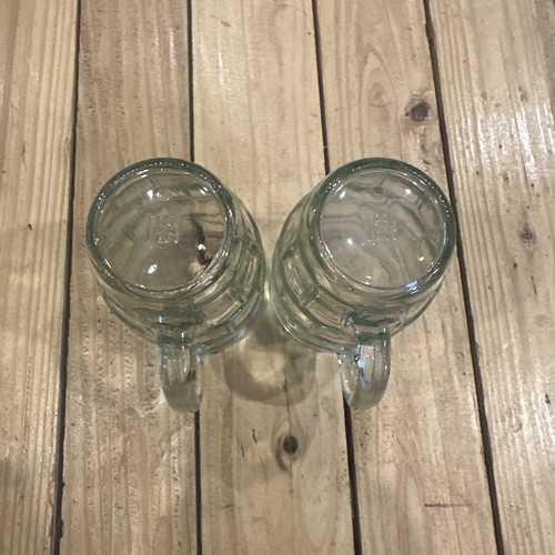 Vintage 8oz Anchor Hocking Small Barrel Mugs set of 2 - Picture 5 of 5