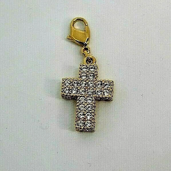Swarovski cross charm sale