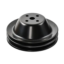 For Small Block Chevy SBC 283 350 400 Short Water Pump Pulley SWP Double-Groove