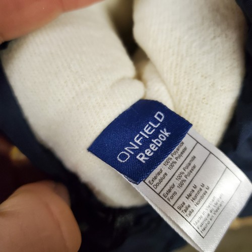 Chicago Bears Mens Med. Winter Nylon Gloves NFL Reebok - Picture 3 of 3