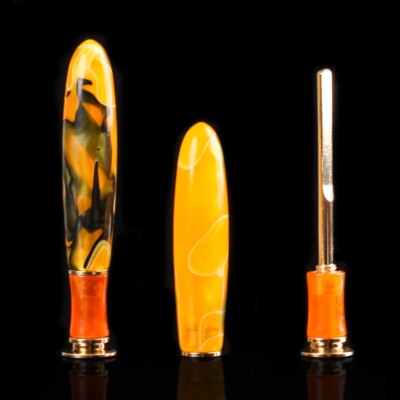 2-in-1 Portable Tamper Pipe Press Stick Through Needle Tobacco Press Dredge Tool