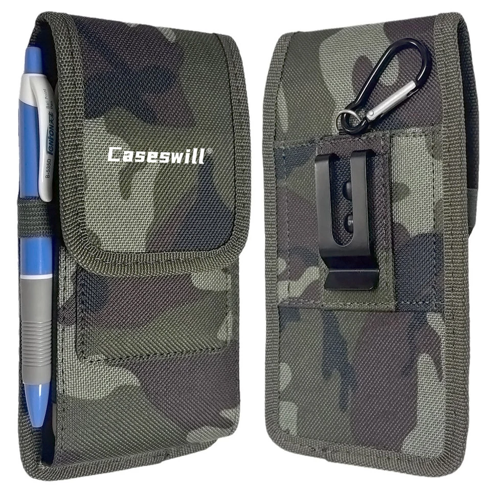 For Samsung Galaxy Note20 Ultra Note10 Note9 Case Nylon Pouch Belt Clip Holster - Image 2 of 4