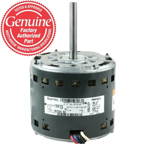 Blower Motor 1/2 HP 1075 RPM 3 SPD 120/1/60