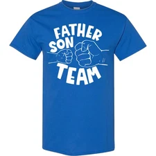 Inktastic Father's Day Father Son Team Parent Child Fist Bump T-Shirt Dad Pair