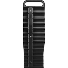 Strongway 3/8in.-Drive Magnetic Socket Holder, SAE and Metric, Black