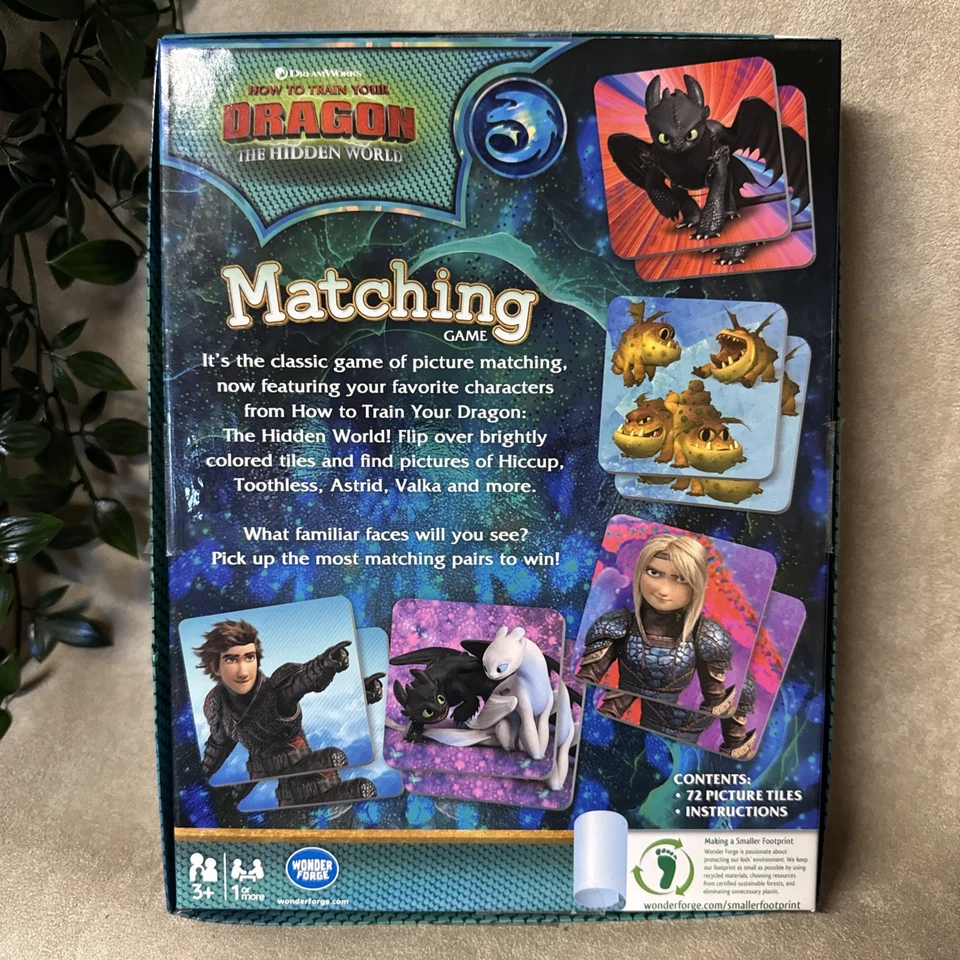 How To Train Your Dragon: The Hidden World Matching Game Wonder Forge - Image 2 of 3