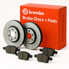 Brembo Perforated Front Brake Discs & Pad Set Fits Porsche 911 3.4 Carrera