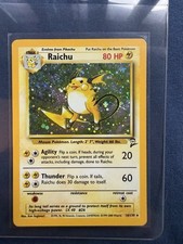 🔥⚡ Pokémon Base Set 2 Raichu Holo 16/130 Unlimited WOTC Vintage 2000 ⚡🔥 on eBay