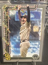 2025 Topps Holiday - Dylan Cease #H77 Holiday Silver Glitter