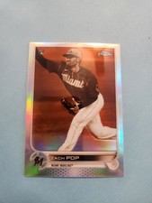 ZACH POP 2022 TOPPS CHROME  #41 MIAMI  PITCHER RC