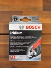 Box of 4 Iridium Spark Plugs Bosch 9604 Made In Germany