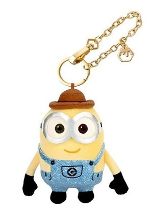 Potdemiel Minions Bob Plüsch-Schlüsselanhänger Maskottchen Taschenanhänger Anhänger neu mit Etikett