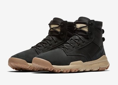 Rare Nike SFB 6 Inch NSW Leather GS “Black Mushroom” boots  display picture 1