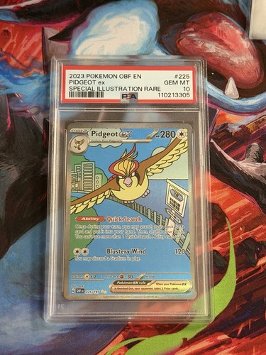 Pidgeot ex graded PSA 10 for sale on eBay
