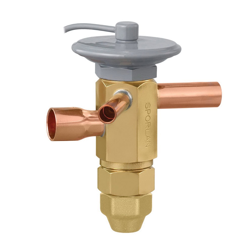 Parker 109894 Thermostatic Expansion Valve 1/4" x 1/2" Brass 0.5 Ton ODF