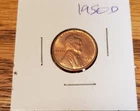 BRILLIANT UNCIRCULATED BU 1950 D WHEAT PENNY CENT