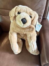 Animal Alley Plush Golden Labrador Retriever Yellow Lab Puppy Dog VTG