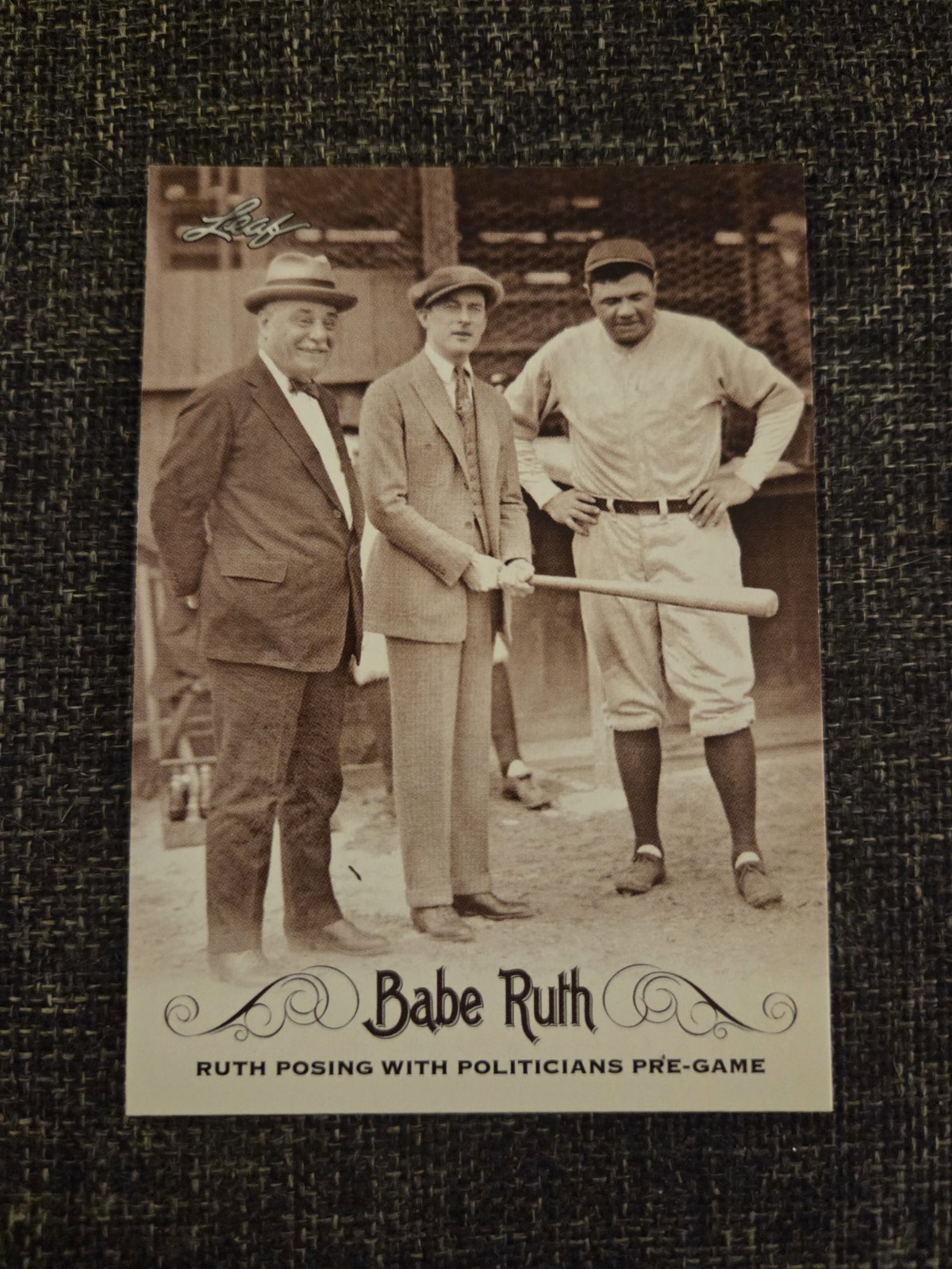 2016 Leaf Babe Ruth Collection #64 Babe Ruth