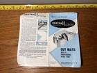 Vintage Dexter Chrome Mat Cutter - Extra Blades - Original Box and Instructions — photo 2