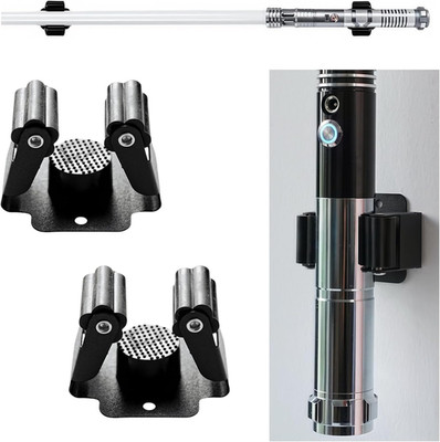 Lightsaber Wall Mount Display Stand Adjustable Vertical Horizontal Saber Holder