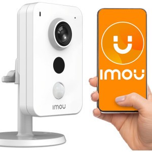 Imou Cube 4MP Telecamera Interno: Protezione H24 e Notifiche Smart