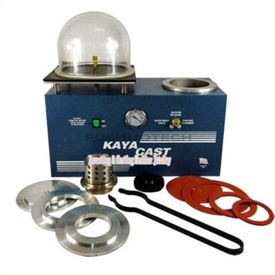 220V Wax Cast Combination Vacuum Investing/Casting Machine Jewelry Tool 2-IN- vy