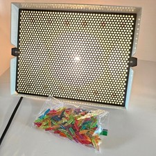 Vintage 1986 Milton Bradley Lite-Brite Light Box Model 4780, Pegs Tested Working