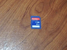 OEM Genuine SanDisk 4GB SDHC Memory Card - Class 4