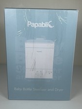Papablic Baby Bottle Sterilizer and Dryer Electric Sterilizer White New