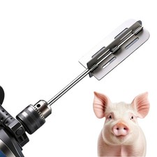 Pigs Hair Scraper for Hand Held Electric Drill Practical Animal Hair Remover