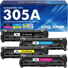 305A Toner Standard Yield, Cartridge 4 Black Cyan Yellow Magenta