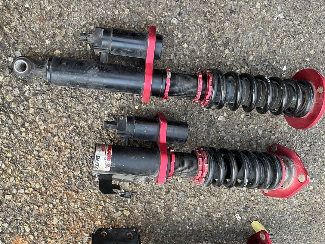 Rare BLITZ DAMPER ZZ-R 2WAY Coilover Suspension for Nissan Silvia