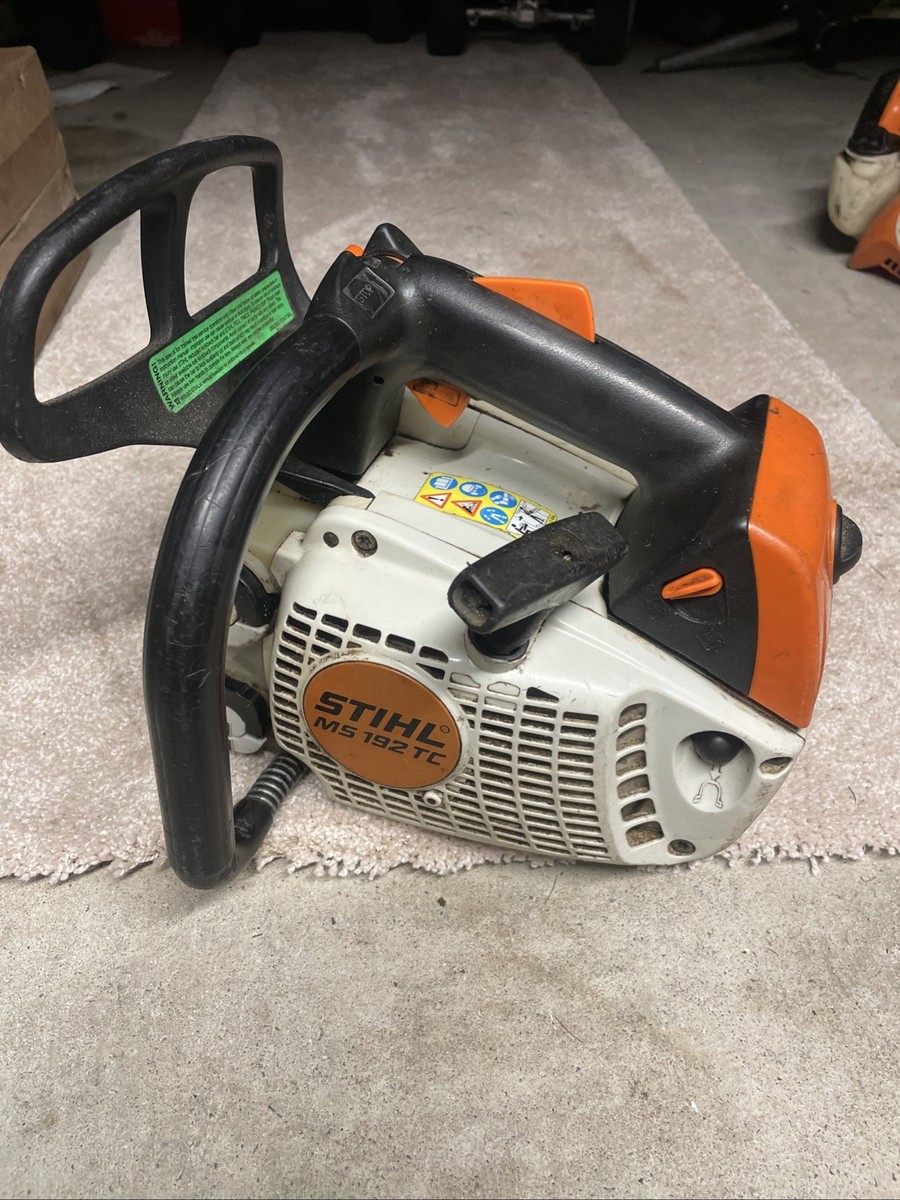 Stihl Ms192tc Top Handle Chainsaw, Starts And Runs, No Scoring