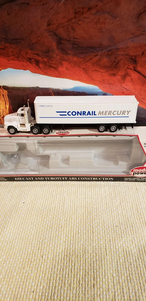 1997 Kenworth Conrail Mercury tractor/trailer. 1/87 scale diecast Model Power. - Image 2 of 4