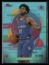 2025-26 Finest #114 Jase Richardson Sky Blue Refractor #/250