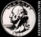 1961 Silver Washington Quarter - Choice Gem Proof  Lustrous  #G8206