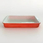 Vintage Pyrex Pink Flamingo Rectangle Lasagna Casserole Baking Dish #232 2 QT