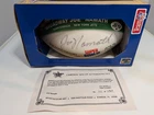 Joe Namath Signed Sportacular Art Football with COA Jets - #948/1969