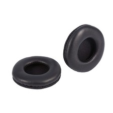 Soft Ear Pads Cushion PU Leather Soft Foam For Headset Headphone Black