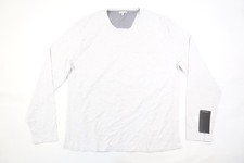 CALVIN KLEIN JEANS CK OFF WHITE GRIS JASPEADO 2XL SUDADERA SUÉTER PARA HOMBRE NUEVO CON ETIQUETAS NUEVO
