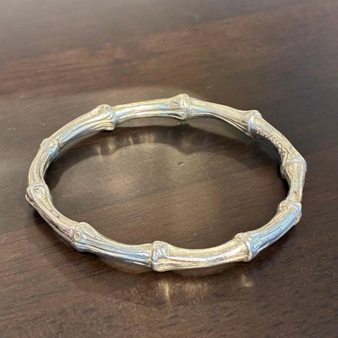 【希少品】Tiffany SV925 バンブー ブレスレット Tiffany & Co. Tiffany / SV925 Bamboo Bangle Bracelet Silver | eBay